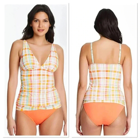 Bleu Rod Beattie Bleu Rod Beattie Over The Shoulder Tankini and Bikini Bottom - Picture 1 of 10